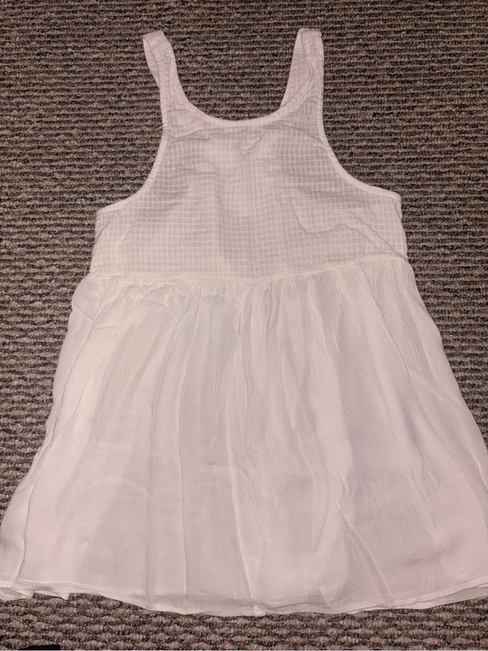 O'Neill White Womens Sleeveless Textured Tank